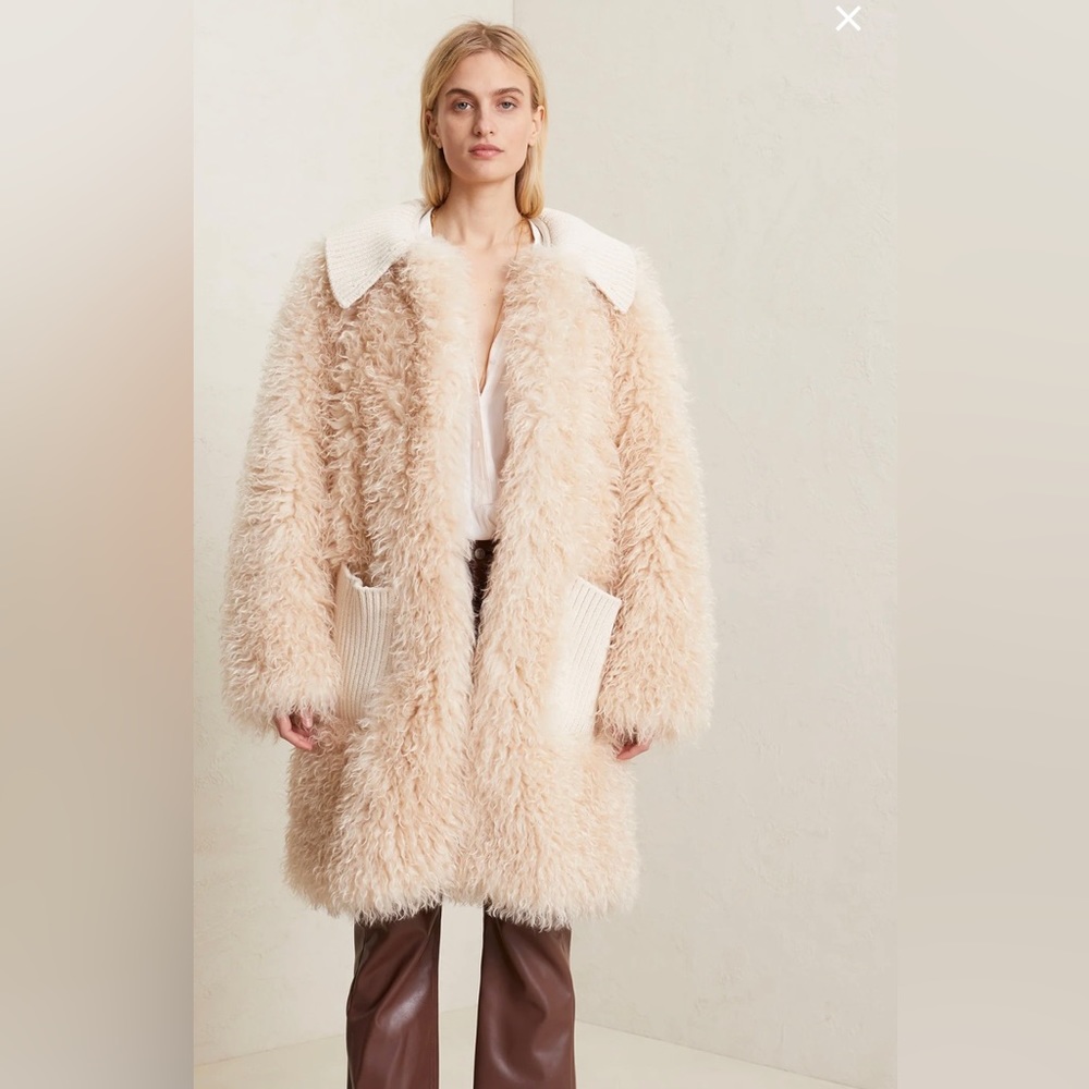 A.L.C faux fur coat